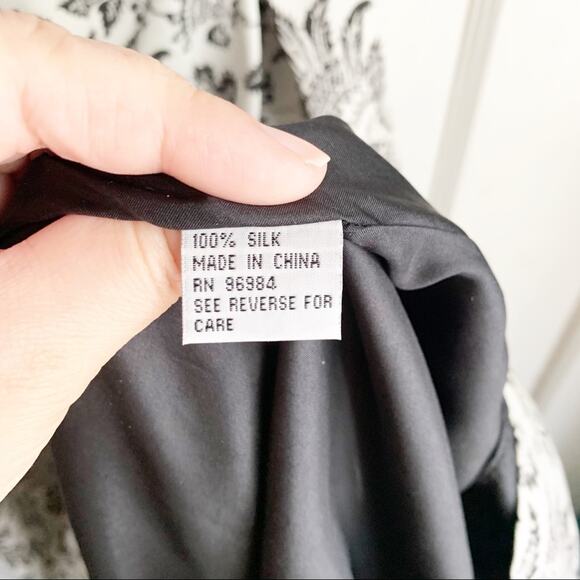 VTG Silk 1990’s Esperanto A-Line Floral Print Midi Dress Retro Style 6 Feminine - Picture 7 of 15